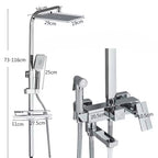 Colonne de Douche Thermostatique Design 3 Voies
