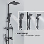 Colonne de Douche Thermostatique Design 3 Voies