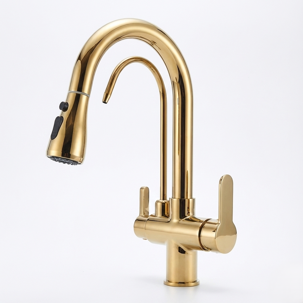 Robinet de cuisine avec Voie eau filtrée & Douchette