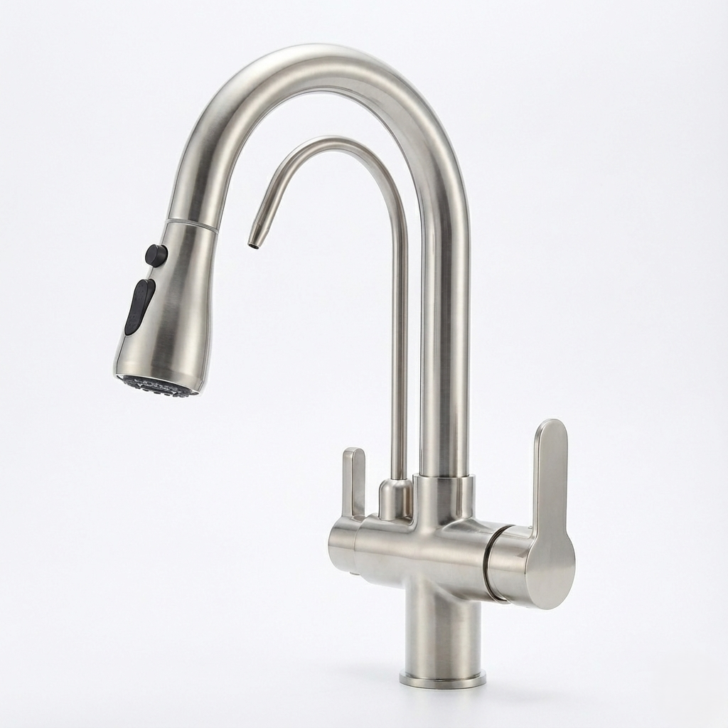 Robinet de cuisine avec Voie eau filtrée & Douchette