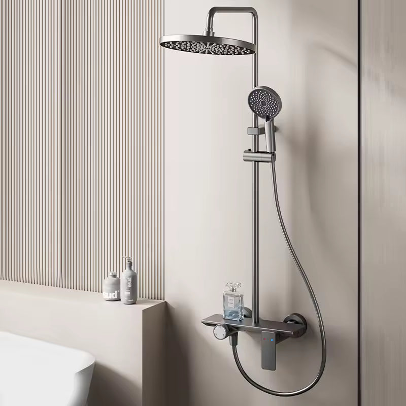 Colonne de Douche Thermostatique Tête Ronde Luxe & Design