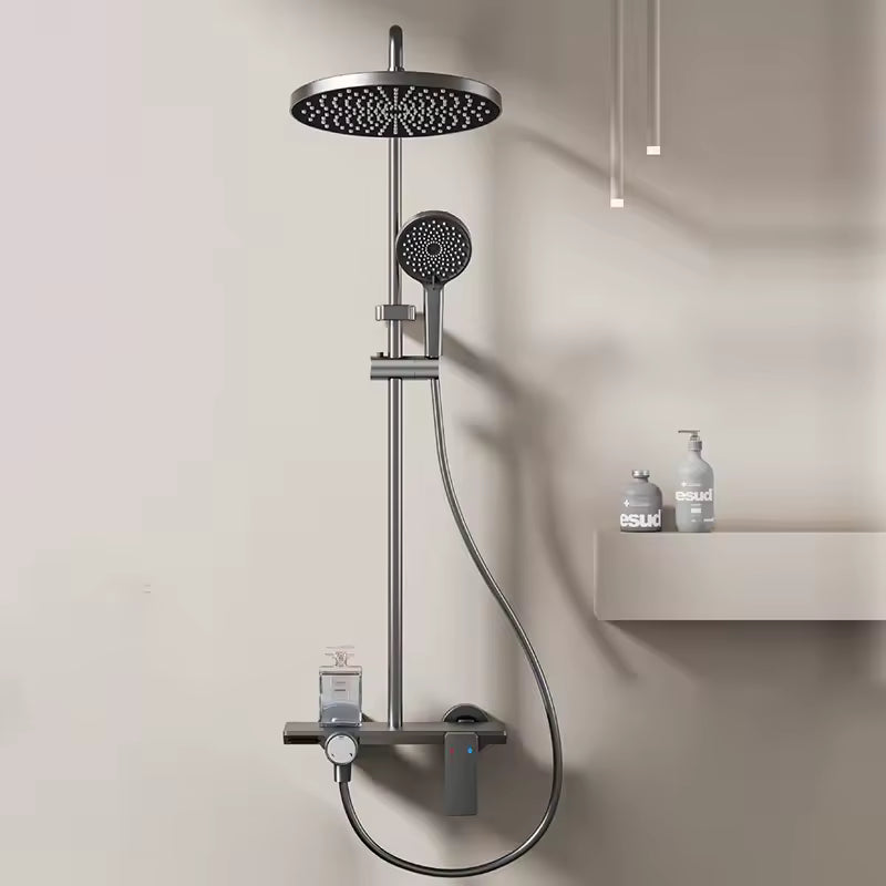 Colonne de Douche Thermostatique Tête Ronde Luxe & Design