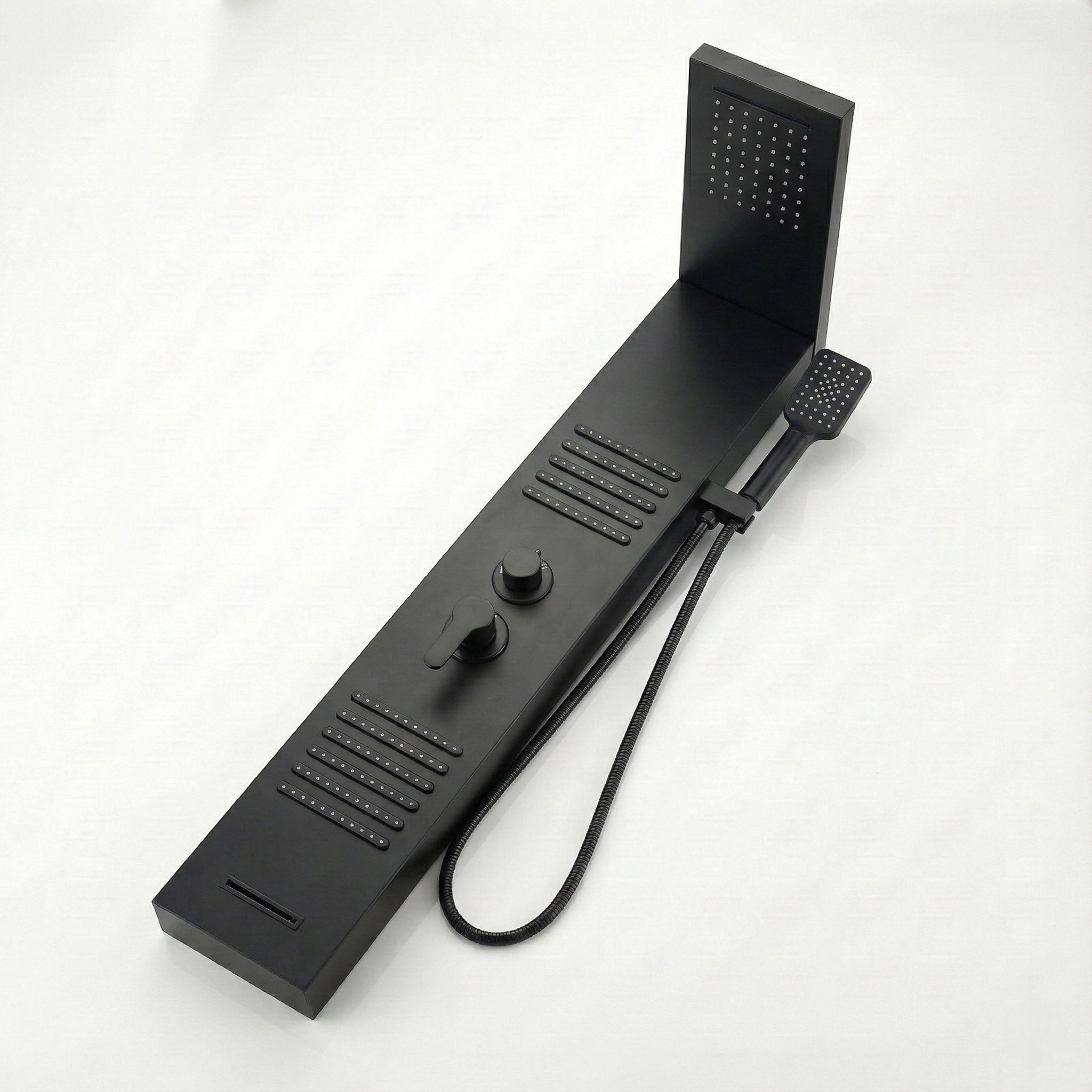 Colonne de Douche Hydromassante LED avec Bec Cascade