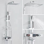 Colonne de Douche Thermostatique avec Affichage Digital & Sortie 3 Voies