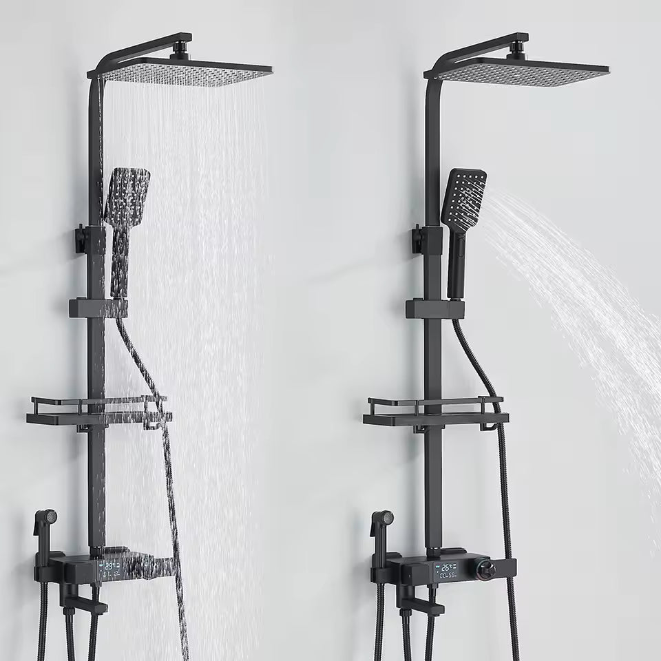 Colonne de Douche Thermostatique avec Affichage Digital & Sortie 3 Voies