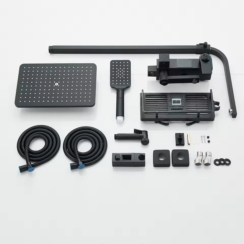 Colonne de Douche Thermostatique avec Affichage Digital & Sortie 3 Voies