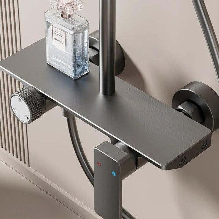 Colonne de Douche Thermostatique Tête Ronde Luxe & Design