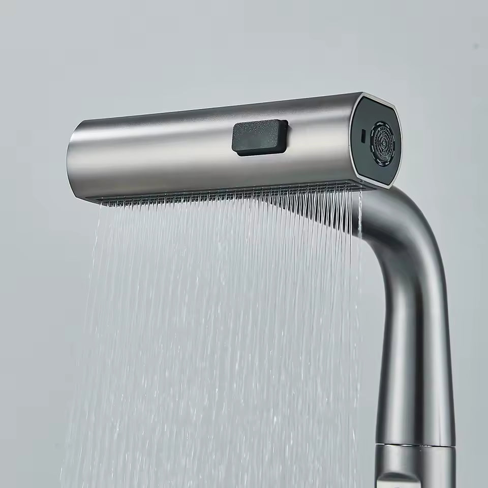 Robinet de Cuisine avec Affichage Numérique de Température et Douchette Extractible