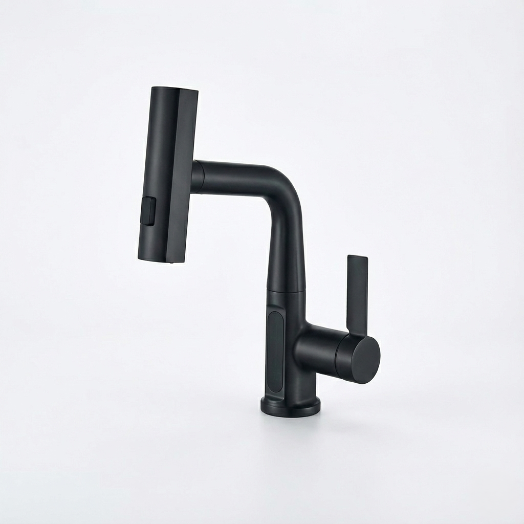 Robinet de Cuisine avec Affichage Numérique de Température et Douchette Extractible