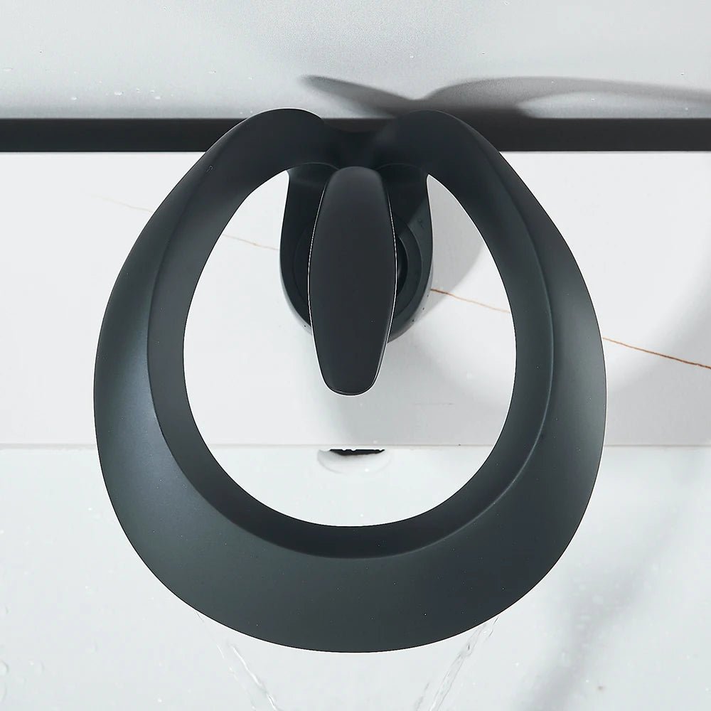 Robinet Lavabo de Salle de Bain Cascade Design Sculptural